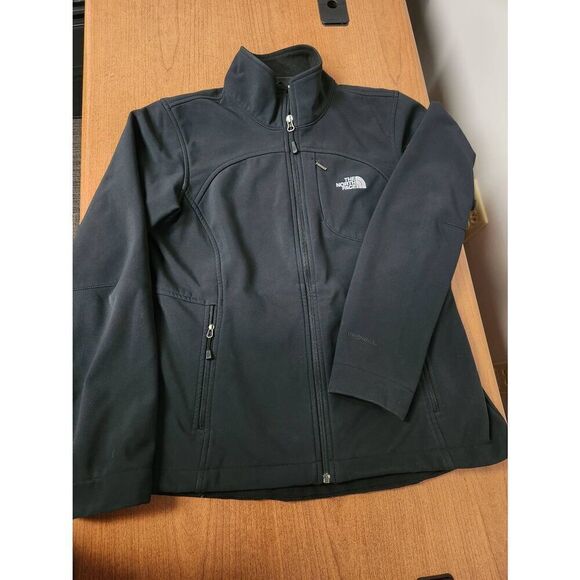 The North Face Women's Black Long Sleeves Full Zip Mock Neck Basic Jacket Size M - Picture 1 of 7
